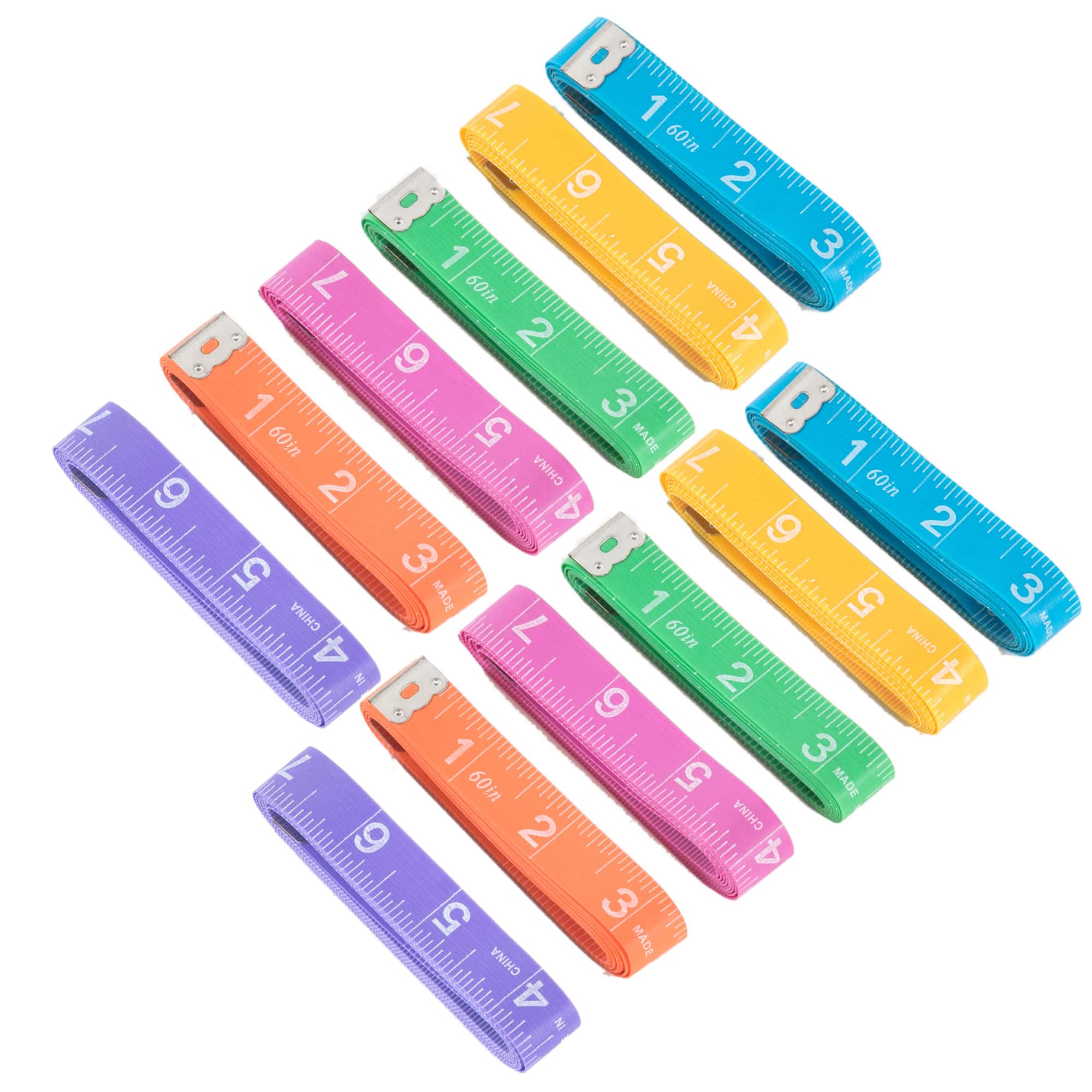 Dritz® Multicolor 60" Fun Tape Measures, 12ct.